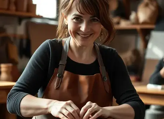 Our leather workshop in Kenai