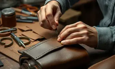 Leather repair craftsmanship